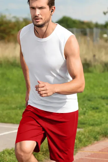 Heren shorts, rood