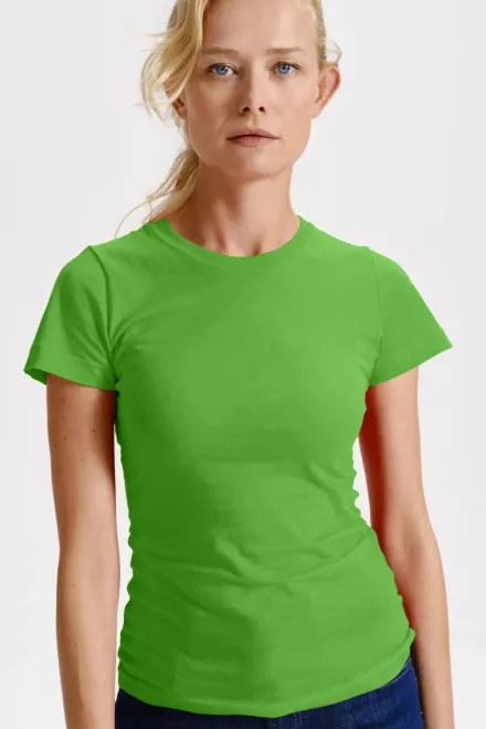 Klassiek dames T-shirt, appel groen Klassiek dames T-shirt, appel groen