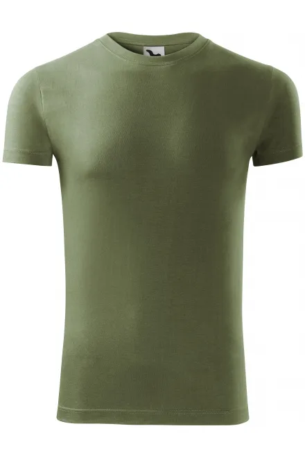 Modieus T-shirt voor heren - khaki, M
