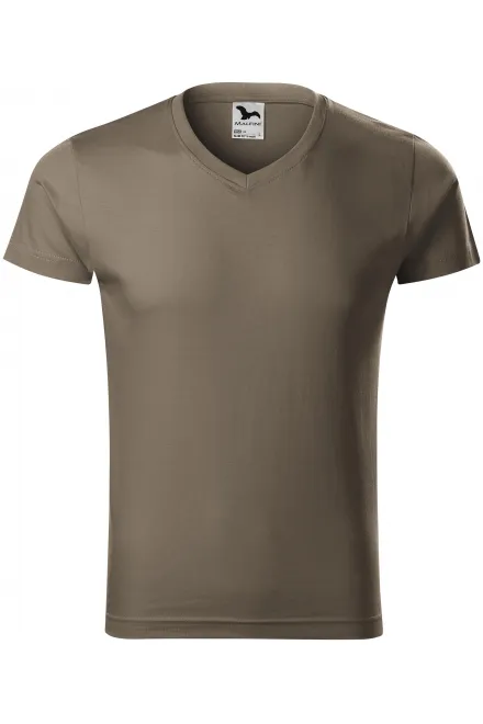 Nauwsluitend T-shirt voor heren - army, M