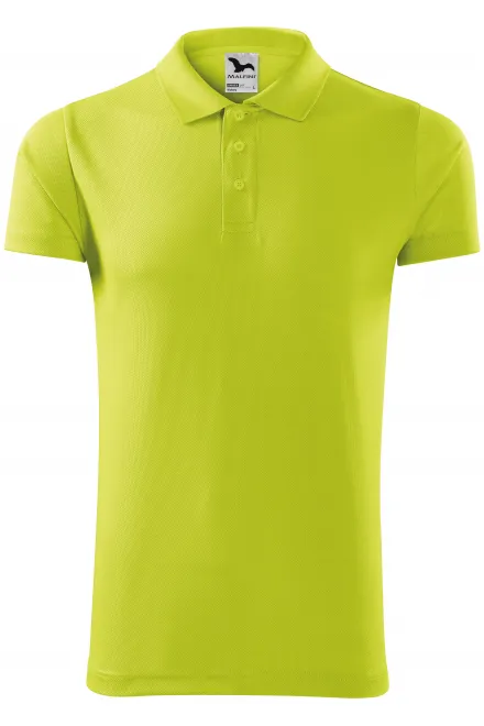 Sport poloshirt - limoen groen, XL