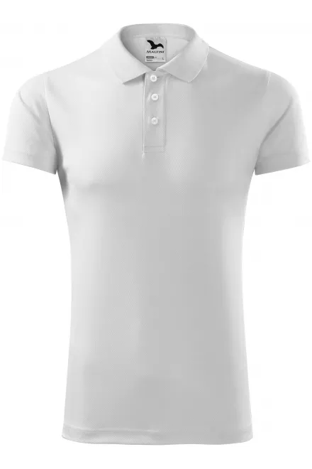 Sport poloshirt - witte, XL