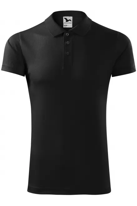 Sport poloshirt - zwart, XL