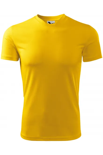 Sport-T-shirt voor kinderen - geel, 158 cm / 12 jaar
