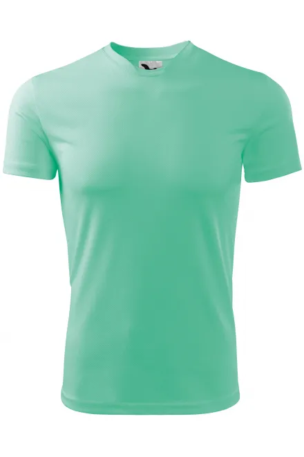 Sport-T-shirt voor kinderen - munt, 158 cm / 12 jaar