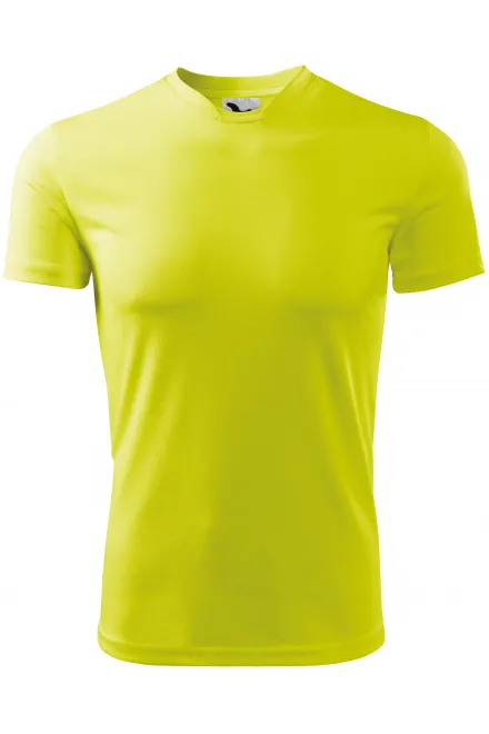 Sport-T-shirt voor kinderen - Neon Geel, 158 cm / 12 jaar
