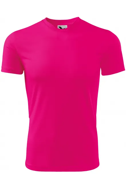 Sport-T-shirt voor kinderen - neon roze, 158 cm / 12 jaar