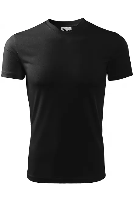 Sport-T-shirt voor kinderen - zwart, 158 cm / 12 jaar