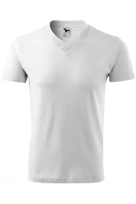 T-shirt met korte mouwen, middelzwaar - witte, 3XL