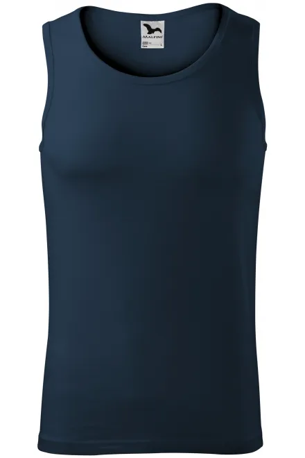 Tanktop voor heren - donkerblauw, L
