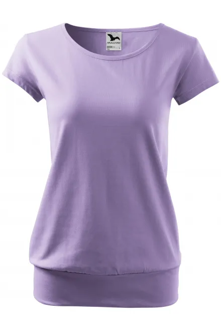 Trendy dames T-shirt - lavendel, S