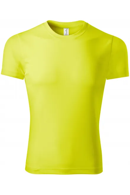 Uniseks sport-T-shirt - Neon Geel, XS
