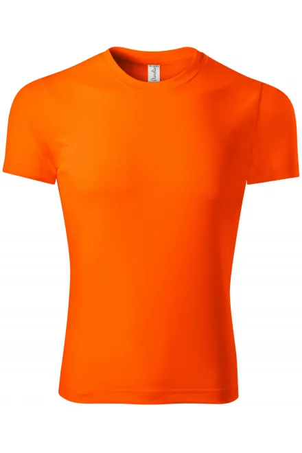 Uniseks sport-T-shirt - neon oranje, XS