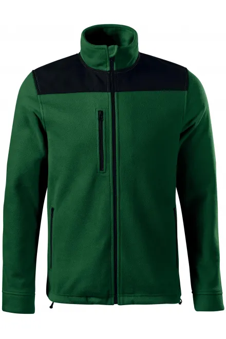Warm unisex fleecejack - fles groen, S