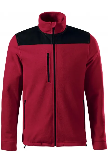 Warm unisex fleecejack - marlboro rood, S