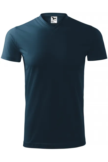 Zwaar T-shirt met korte mouwen - donkerblauw, S